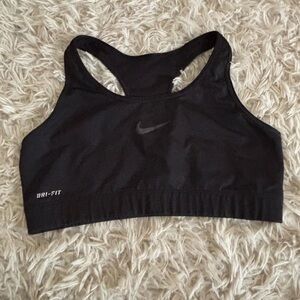 Nike Dri-FIT Black Sports Bra